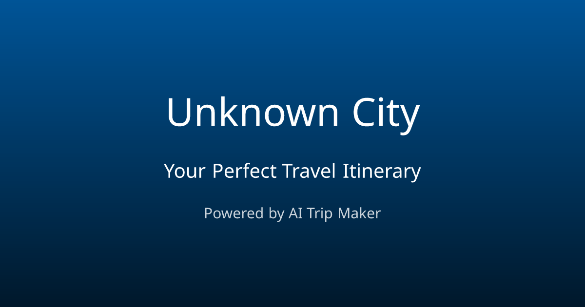 AI Trip Maker | Best Trip Planner AI | Itinerary For Chennai